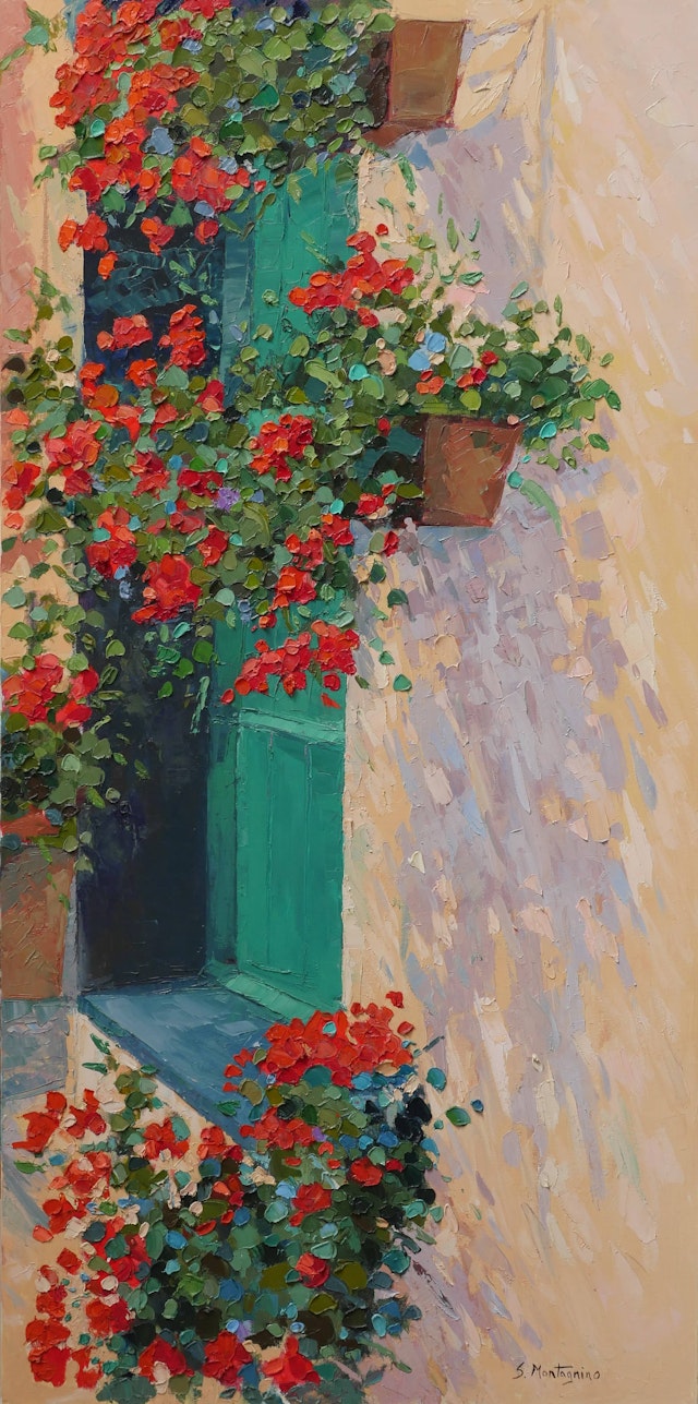 Susanna Geraniums 50x100